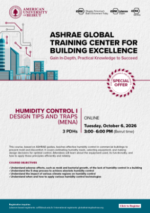 Picture of Humidity Control I: Design Tips and Traps (MENA) (For Professionals)